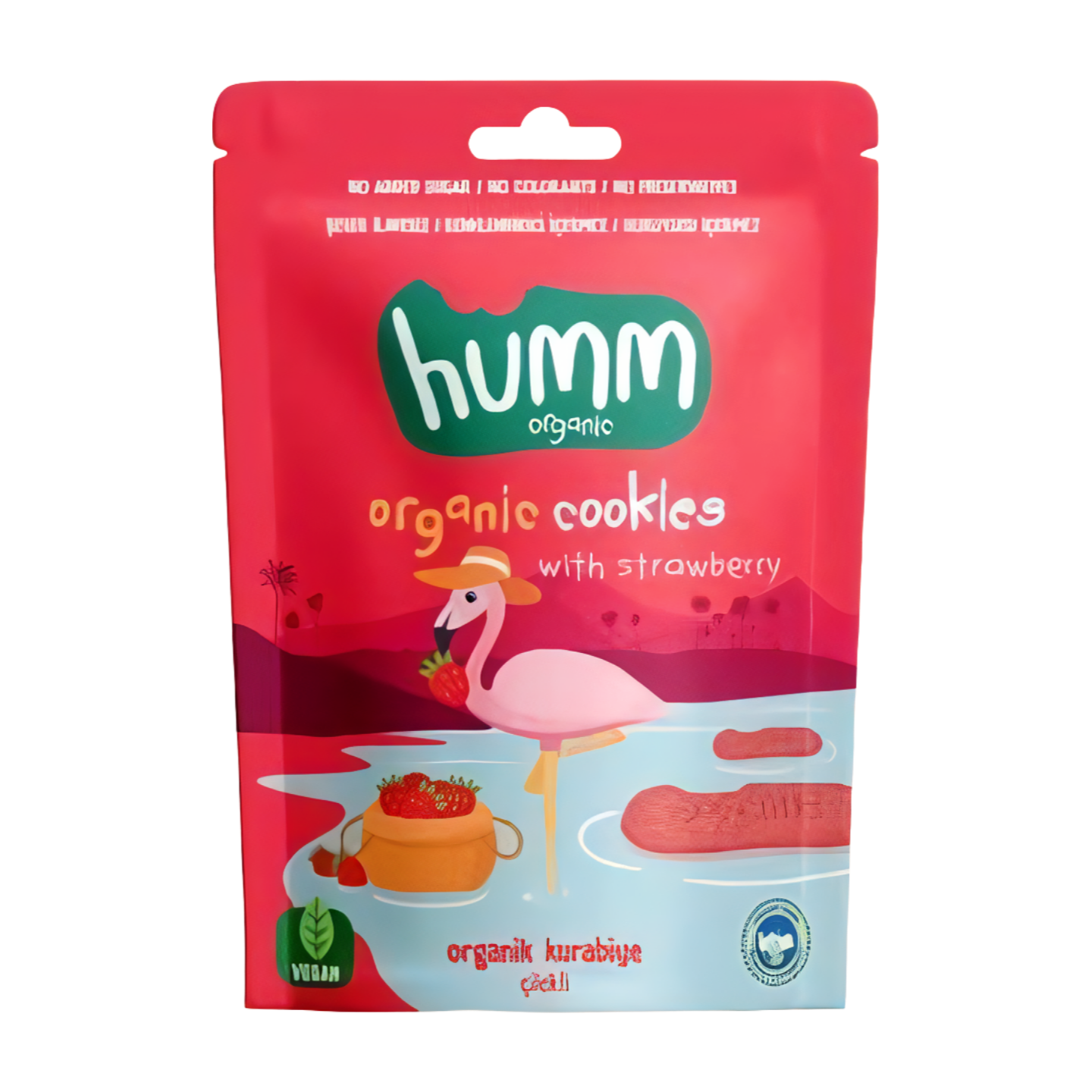 Humm Organic Cookies With Strawberry