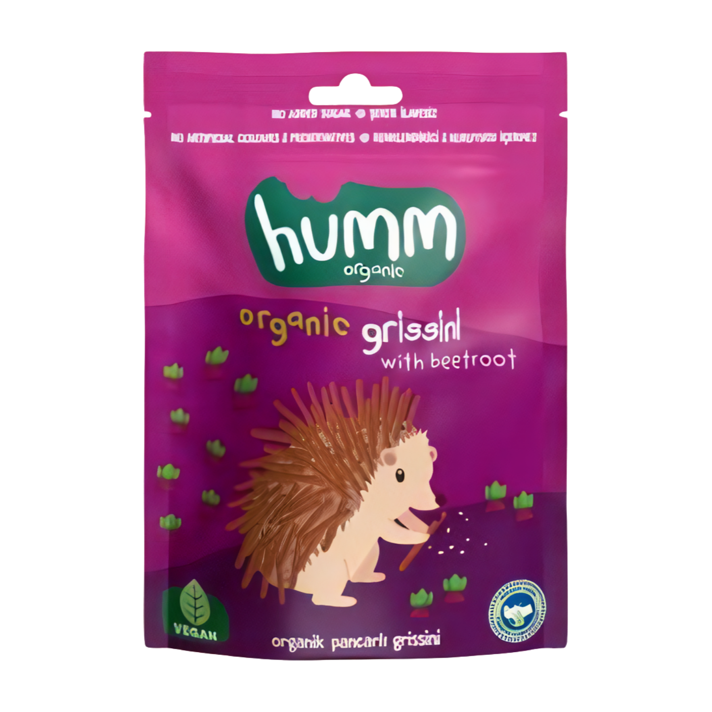 Humm Organic Grissini With Beetroot
