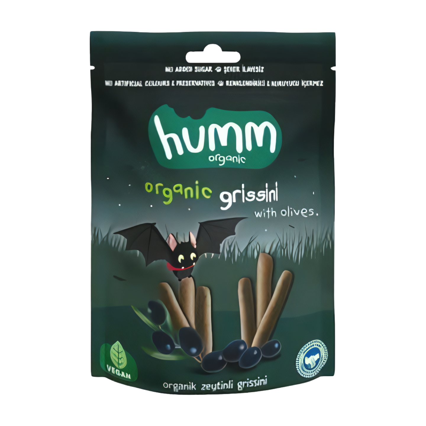 Humm Organic Grissini With Olives