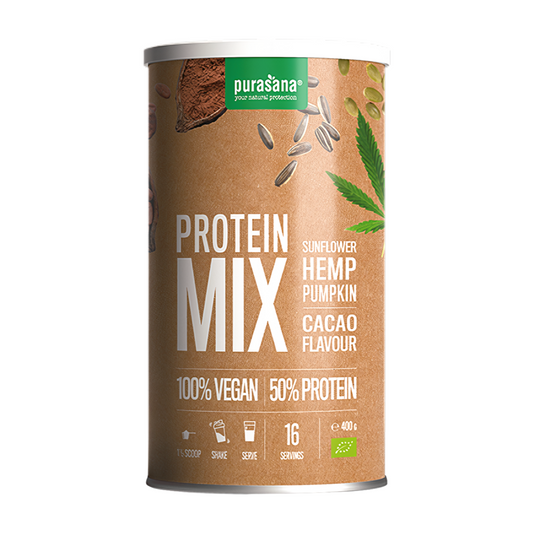 Purasana Protein Mix – Pea, Sunflower, Hemp & Cacao
