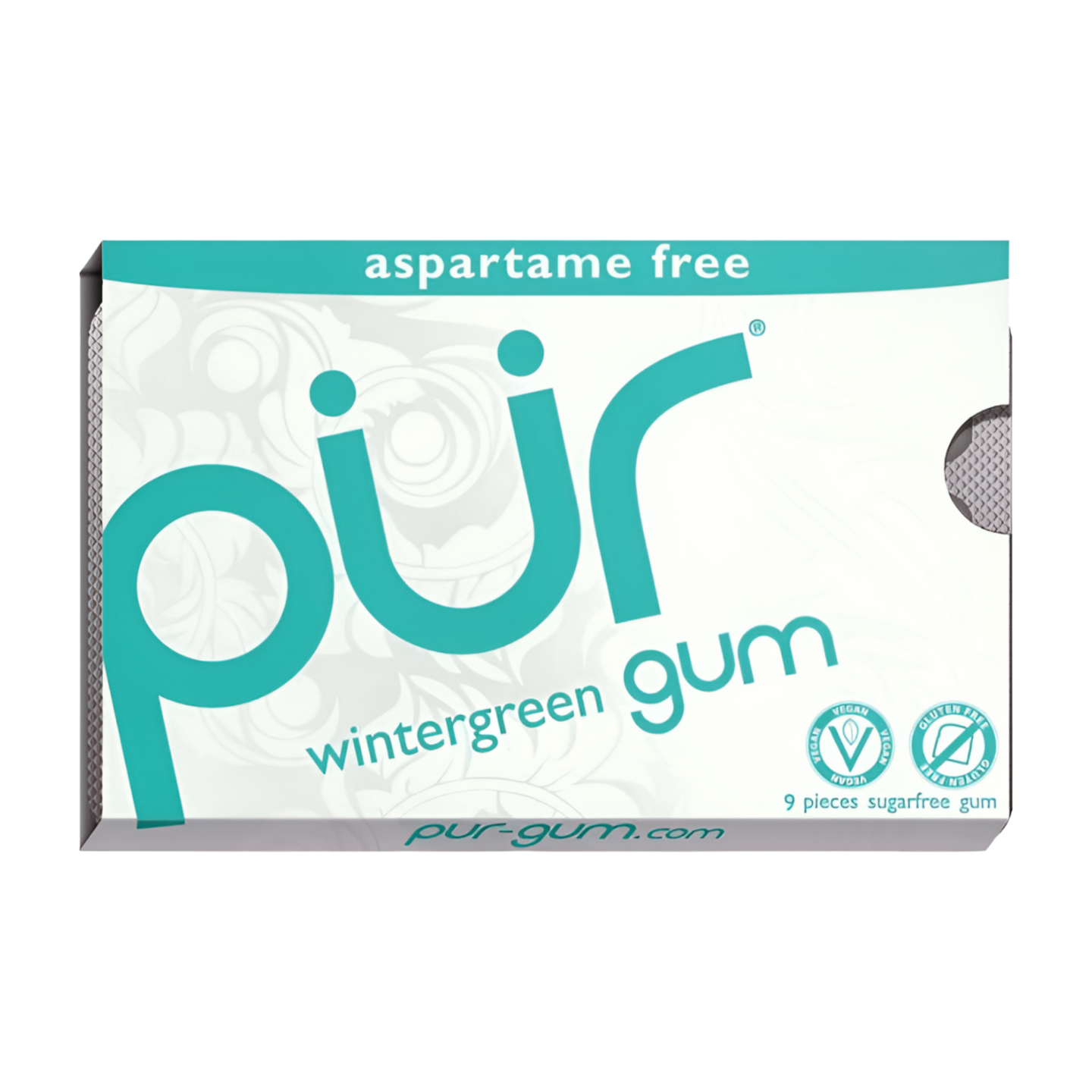 Pur Gum Wintergreen Pack Of 9 Gums