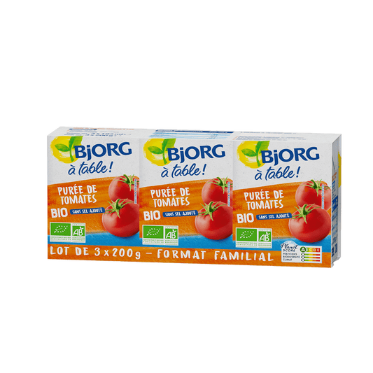 Bjorg - Purée de tomates 3x200g