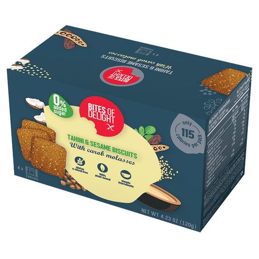 Bites Of Delight Tahini & Sesame Biscuits Gluten Free Vegan